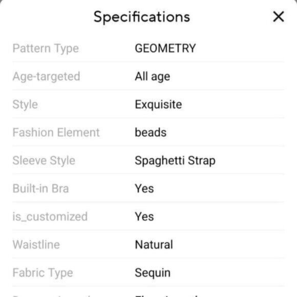 Silver,  O Neck, Sleeveless,  Detachable Skirt, Sequined Mermaid Gown - Picture 10 of 16